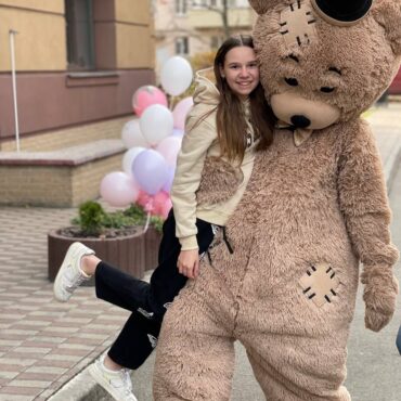 услуги аниматора Коричневый Мишка Тедди Киев и Киевская область